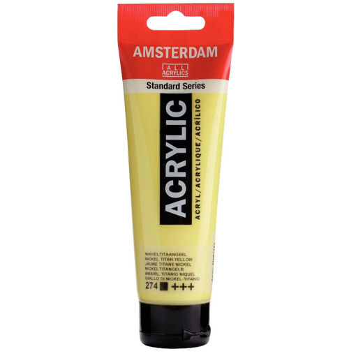 Εικόνα της Acrylic Amsterdam 274 Nickel Titanium Yellow 120ml Talens