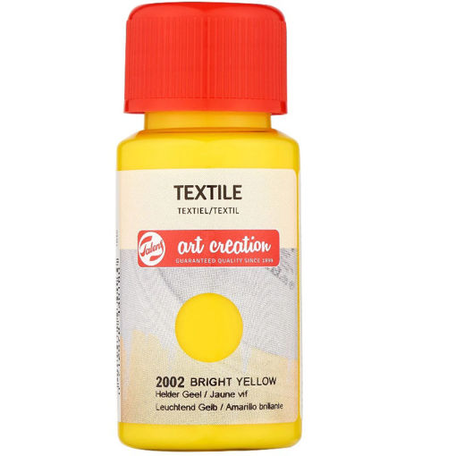 Εικόνα της Textile Silk 50ml Yellow Bright 2002 Talens