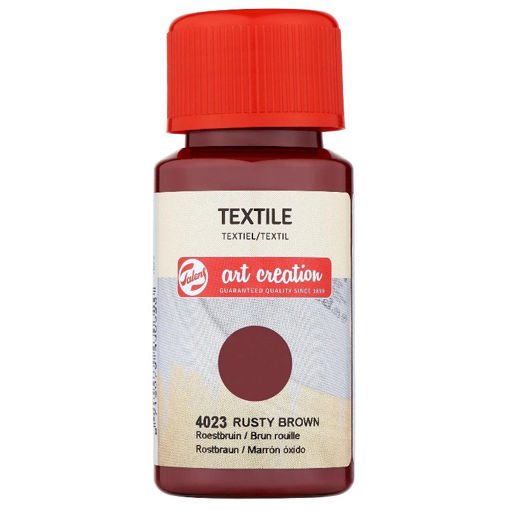 Εικόνα της Textile Silk 50ml Rusty Brown 4023 Talens