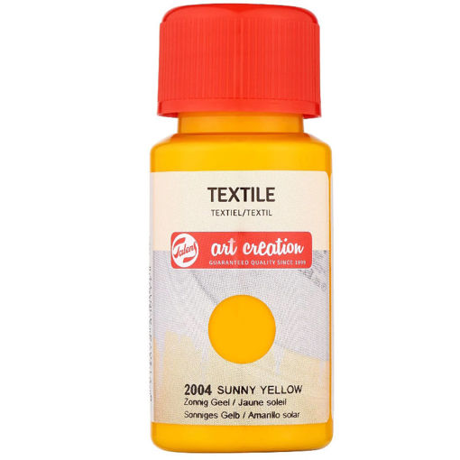 Εικόνα της Textile Silk 50ml Sun Yellow 2004 Talens