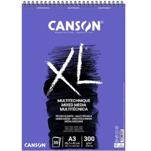 Εικόνα της Μπλοκ Canson XL Mixmedia 30φ. A3 300gr.