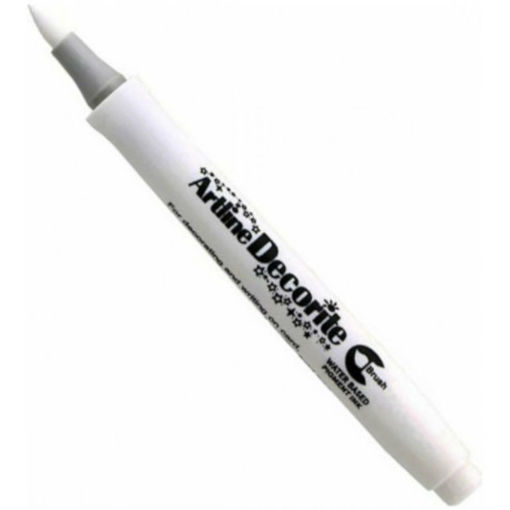 Εικόνα της Μαρκαδόρος Artline Brush Decorite 1.0mm White EDF1-11