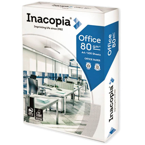 Εικόνα της Χαρτί Inacopia Office Α4 500φυλ. 80gr/m²