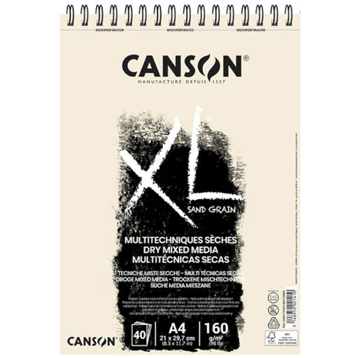 Εικόνα της Μπλοκ Canson Sand Grain Natural Α4 160g/m2 21x29.7cm 40φ