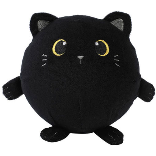 Εικόνα της Μαξιλάρι I-Total squishy plush Black Cat XL2779 14cm.