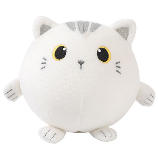 Εικόνα της Μαξιλάρι I-Total squishy plush White Cat XL2781 14cm.