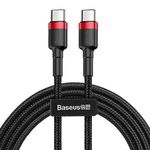 Εικόνα της Baseus Cafule Braided USB 2.0 Cable USB-C male 2m μαύρο