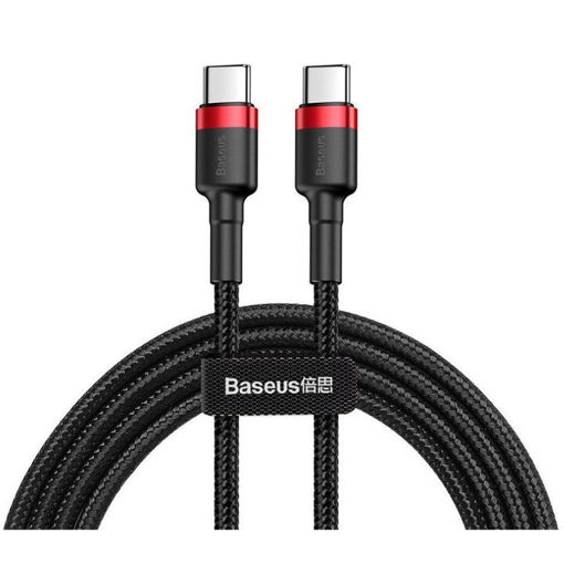 Εικόνα της Baseus Cafule Braided USB 2.0 Cable USB-C male 1m μαύρο