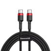 Εικόνα της Baseus Cafule Braided USB 2.0 Cable USB-C male 1m μαύρο