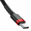 Εικόνα της Baseus Cafule Braided USB 2.0 Cable USB-C male 1m μαύρο