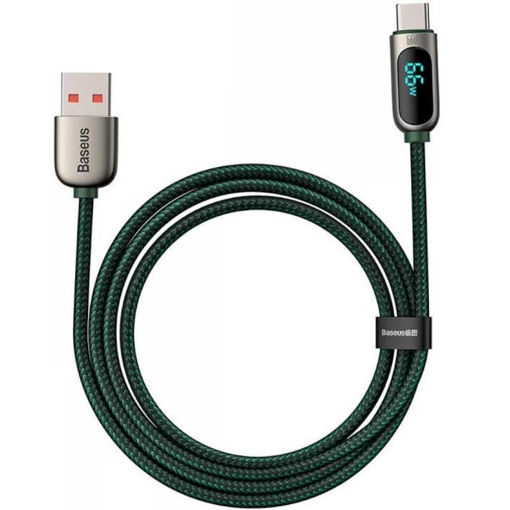 Εικόνα της Baseus Display Cable USB to Type-C 66W 2m green