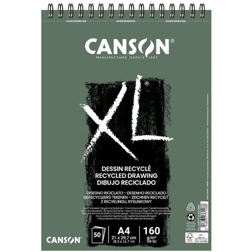 Εικόνα της Μπλοκ Canson XL Recycle A4 50φ 160gr.