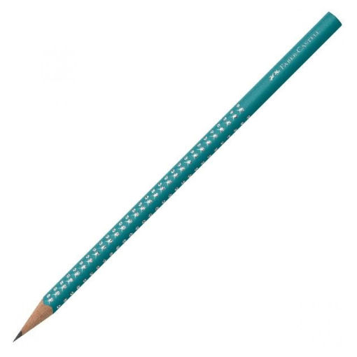 Εικόνα της Μολύβι Faber Castell Grip Sparkle πετρόλ 118304