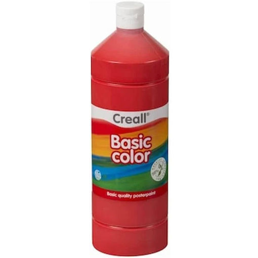 Εικόνα της Τέμπερα 500ml Creall κόκκινη Basic color 300067