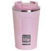 Εικόνα της Θερμός ανοξείδωτος Ecolife Coffee Cup Rose pink 370ml 33-BO-4112