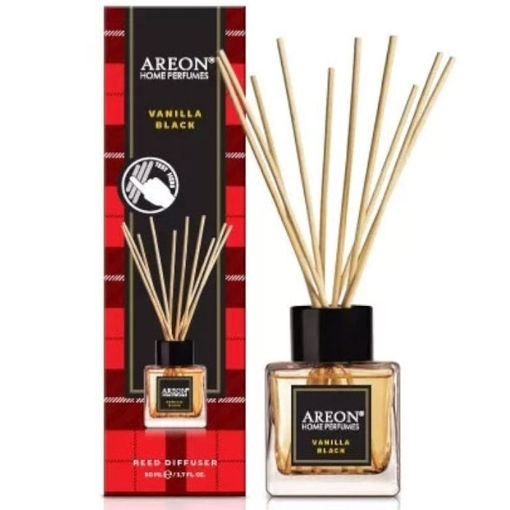 Εικόνα της Αρωματικό χώρου Areon με Sticks 50ml. Tartan Vanilla Black RHP-45