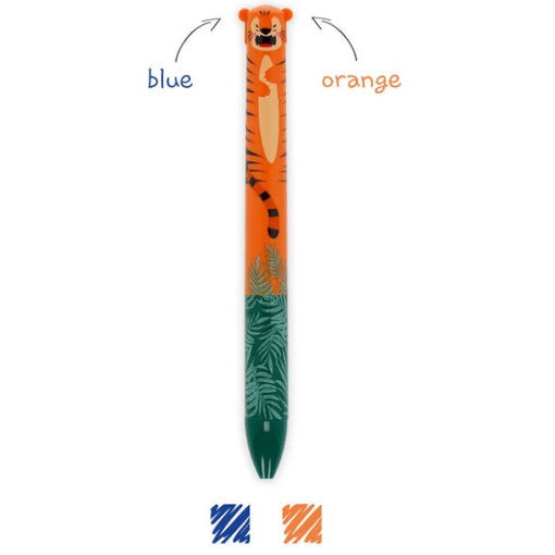 Εικόνα της Στυλό Ballpoint Legami two-colour click & clack Tiger