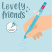 Εικόνα της Στυλό Legami Gel Lovely Friends LLama sky blue 0.5mm