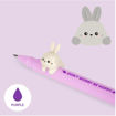 Εικόνα της Στυλό Legami Gel Lovely Friends Bunny purple 0.5mm