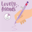 Εικόνα της Στυλό Legami Gel Lovely Friends Bunny purple 0.5mm