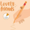 Εικόνα της Στυλό Legami Gel Lovely Friends Tiger Orange 0.5mm