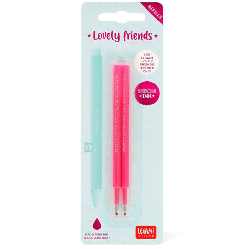 Εικόνα της Ανταλλακτικό Legami Lovely Friends 0.5 neon pink 2τεμ. REFCPP0007