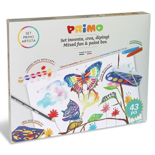 Εικόνα της Σετ Ζωγραφικής Primo Mixed Fun paint 43τεμ. PAINTSET1