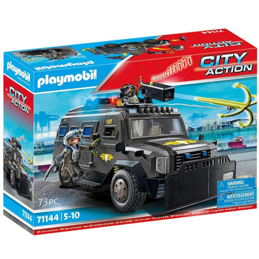 Εικόνα της Playmobil City Action Θωρακισμένο όχημα Ειδικών Δυνάμεων 71144