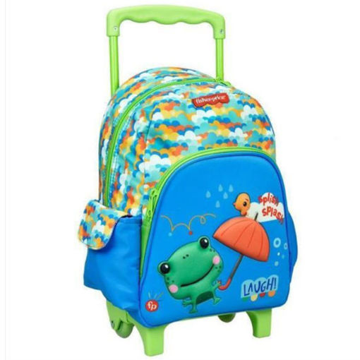 Εικόνα της Τσάντα νηπίου τρόλεϋ Fisher Price Frog 349-35073