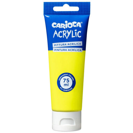 Εικόνα της Acrylic Temper Carioca 75ml 45244/12 Lemon Yellow