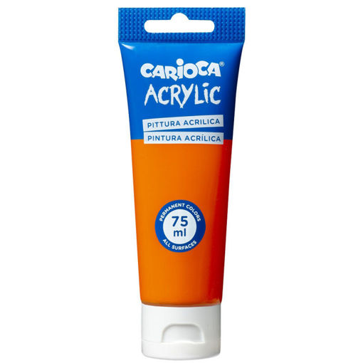 Εικόνα της Acrylic Temper Carioca 75ml 45244/11 Orange