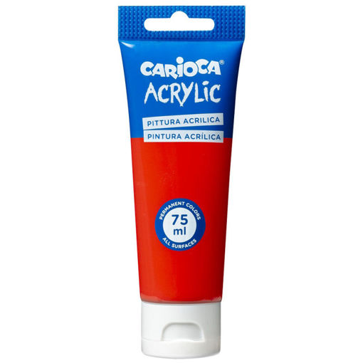 Εικόνα της Acrylic Temper Carioca 75ml 45244/10 Vermillion Red