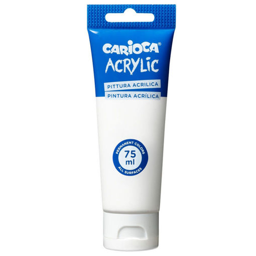 Εικόνα της Acrylic Temper Carioca 75ml 45244/01 White