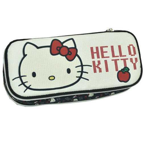 Εικόνα της Κασετίνα βαρελάκι Gim Hello Kitty 335-73144