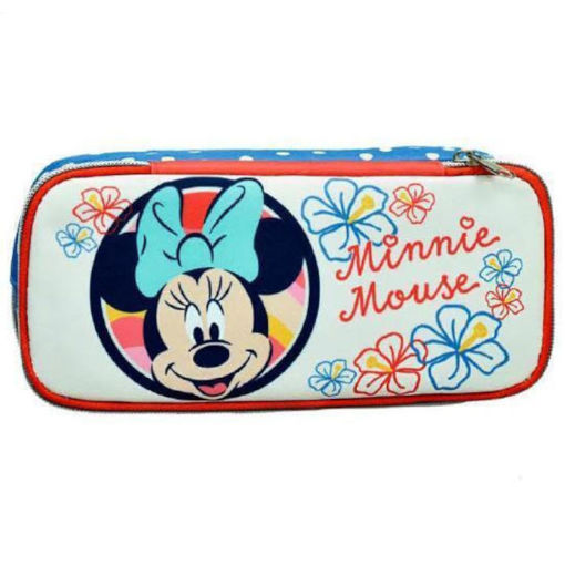 Εικόνα της Κασετίνα βαρελάκι Gim Minnie Mouse Boho Surf 340-35144