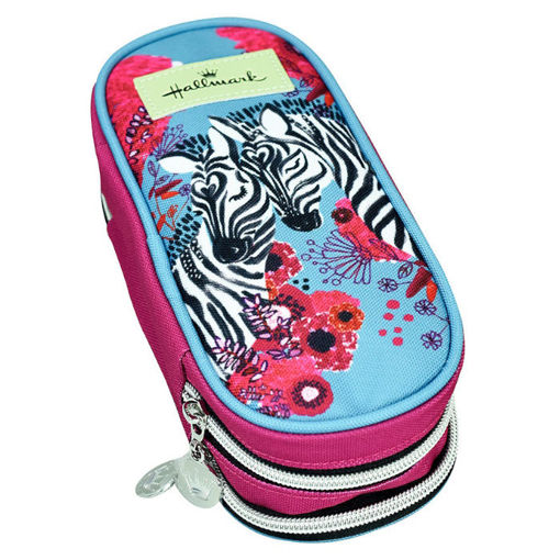 Εικόνα της Κασετίνα βαρελάκι Hallmark Love Zebra 333-34141