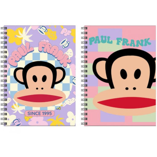 Εικόνα της Τετράδιο σπιράλ Α4 2θεμ. Paul Frank 70φ 1995-logo Girl 346-86440