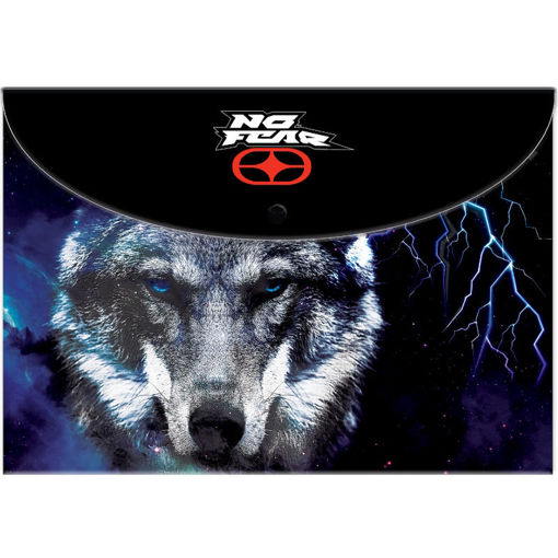 Εικόνα της Ντοσιέ κουμπί Α4 No Fear Night Wolf 348-29580