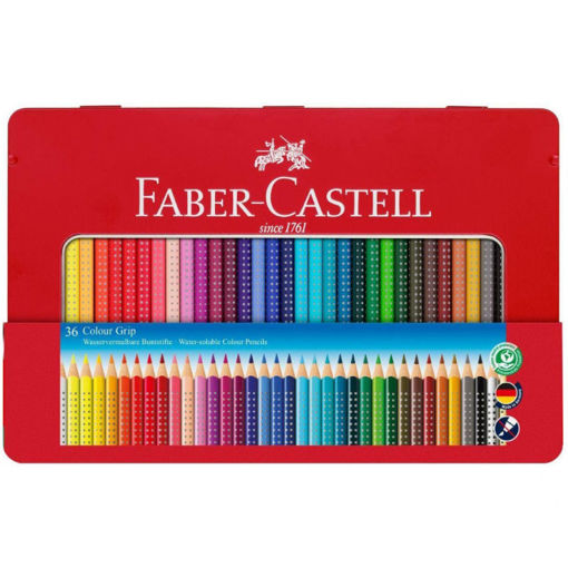 Εικόνα της Ξυλομπογιές Faber Castell Aquarella grip 36τεμ. 112435