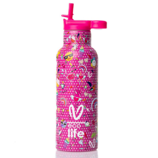 Picture of Θερμός ανοξείδωτος Ecolife Vasiliki Rainbow 500ml 33-BO-2325