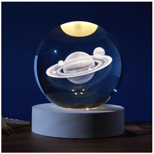 Εικόνα της Λάμπα φωτιστικό Crystal Saturn Small 6cm  I-Total