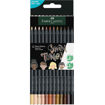 Εικόνα της Ξυλομπογιές Faber Castell 116414 Black Skin Colours 12τεμ