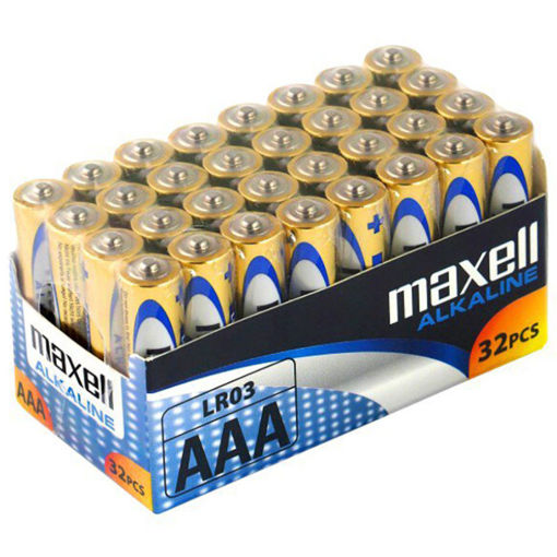 Εικόνα της Μπαταρία Maxell AAA LR03 1,5v 32τμχ Alkaline