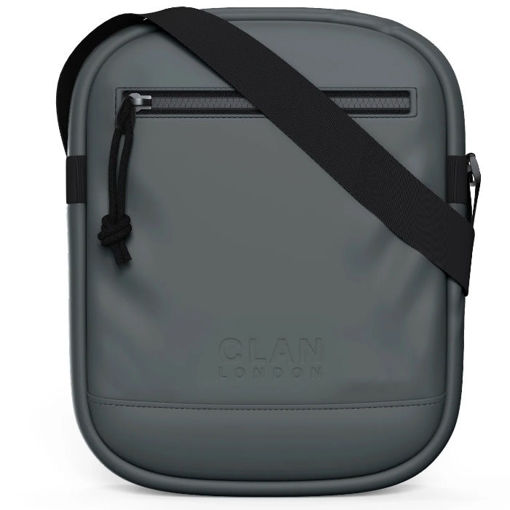 Εικόνα της Τσάντα ώμου Clan London Euston Crossbody Slate Grey