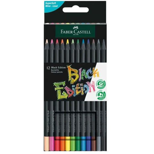 Εικόνα της Ξυλομπογιές Faber Castell Black 116412 12τεμ