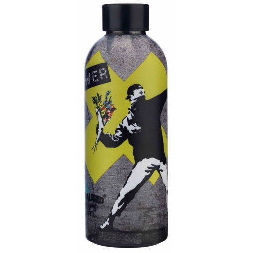 Εικόνα της Θερμός ανοξείδωτος Banksy΄s Graffiti The Bomber Flowers YBK27280 500ml.