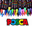 Εικόνα της Μαρκαδόροι Posca PC-5M X-MAX 8τμχ. Uni