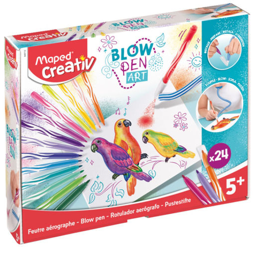 Εικόνα της Μαρκαδόροι Maped Creative Blow Pen Αέρος 24 χρώματα 846712