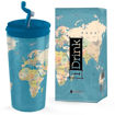 Εικόνα της Κούπα Θερμός iDrink Travel MUG Blue Maps 350ml ID0217