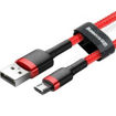 Εικόνα της Καλώδιο Baseus Cafule Braided USB 2.0 to micro USB Cable Κόκκινο 2m CAMKLF-C09